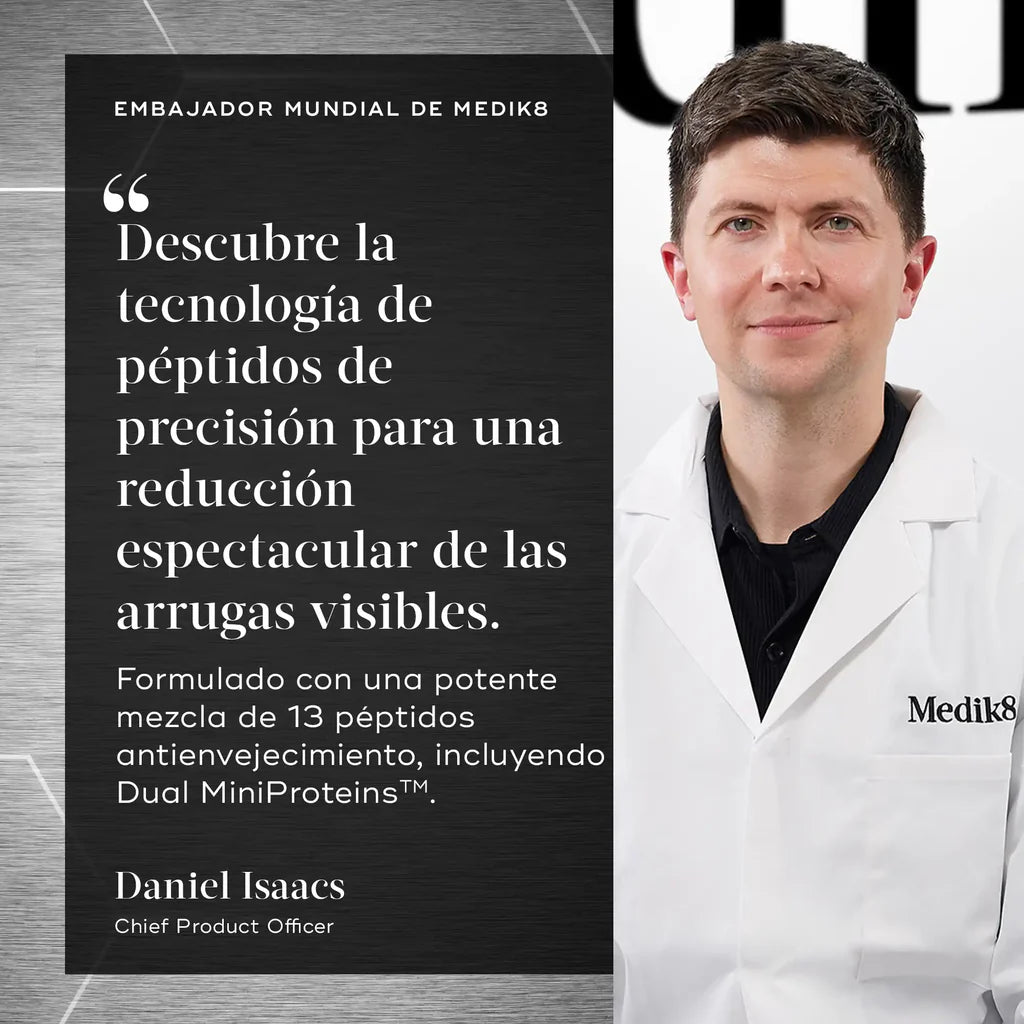 Disminución significativa de arrugas profundas en 8 semanas con Liquid Peptides Advanced MP
