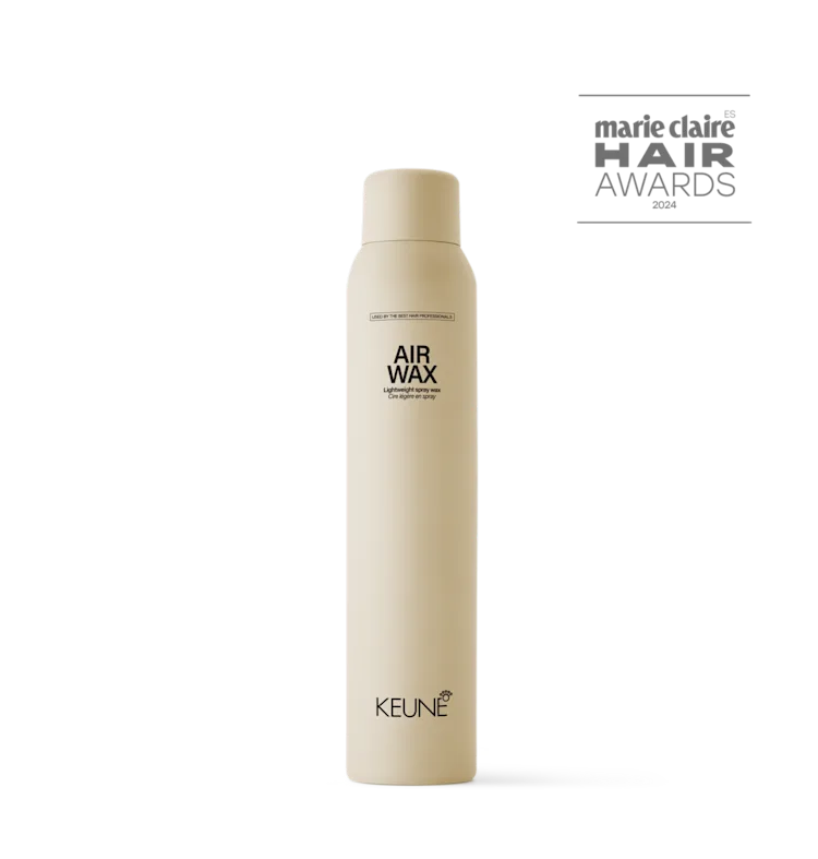 peinado definido y natural con cera en spray para cabello