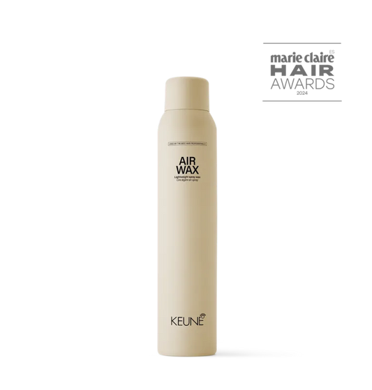 peinado definido y natural con cera en spray para cabello