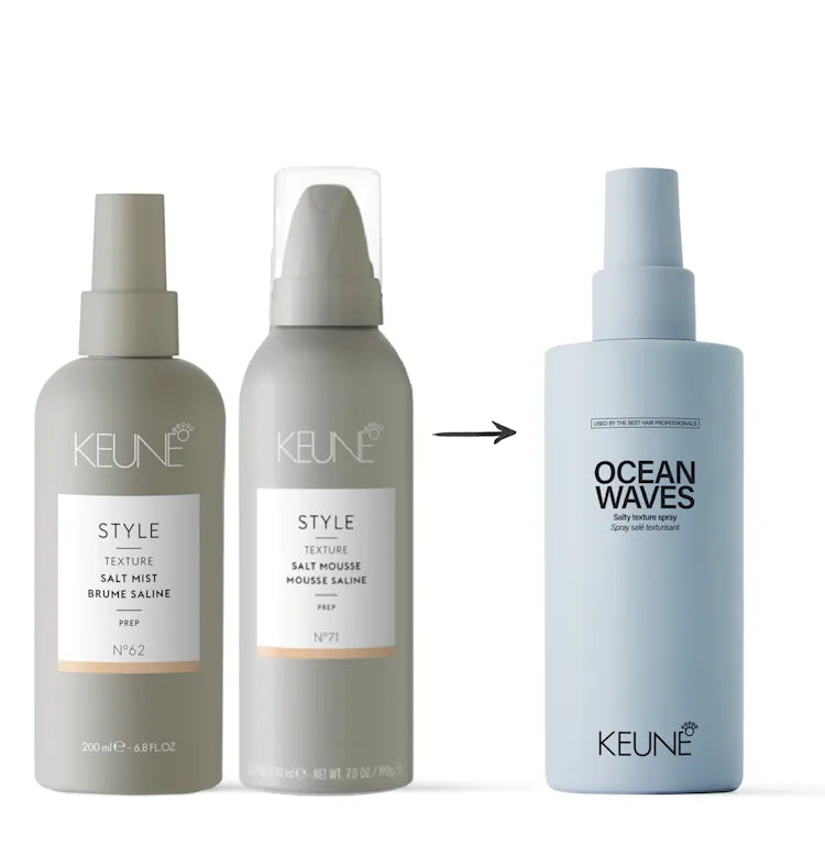 Cabello con volumen y cuerpo sin apelmazar gracias a spray texturizante