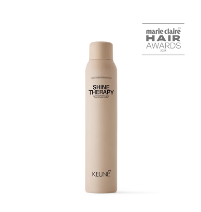 spray de brillo para conseguir un acabado espejo en el cabello