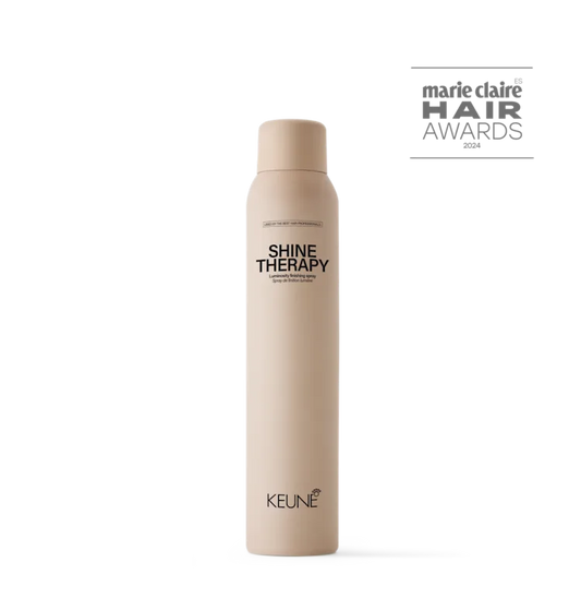 spray de brillo para conseguir un acabado espejo en el cabello