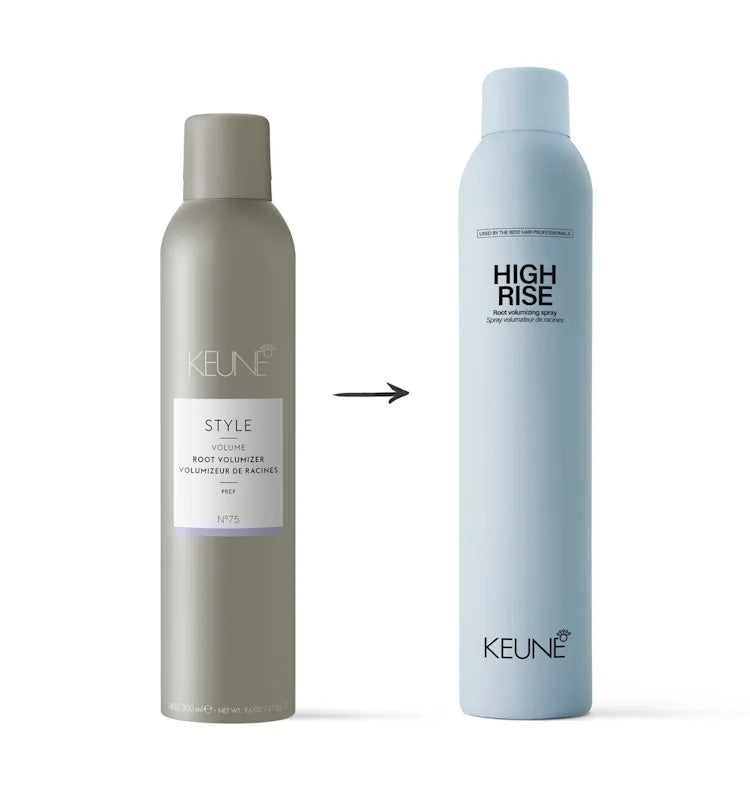 Cabello con movimiento natural y raíces elevadas usando spray ligero