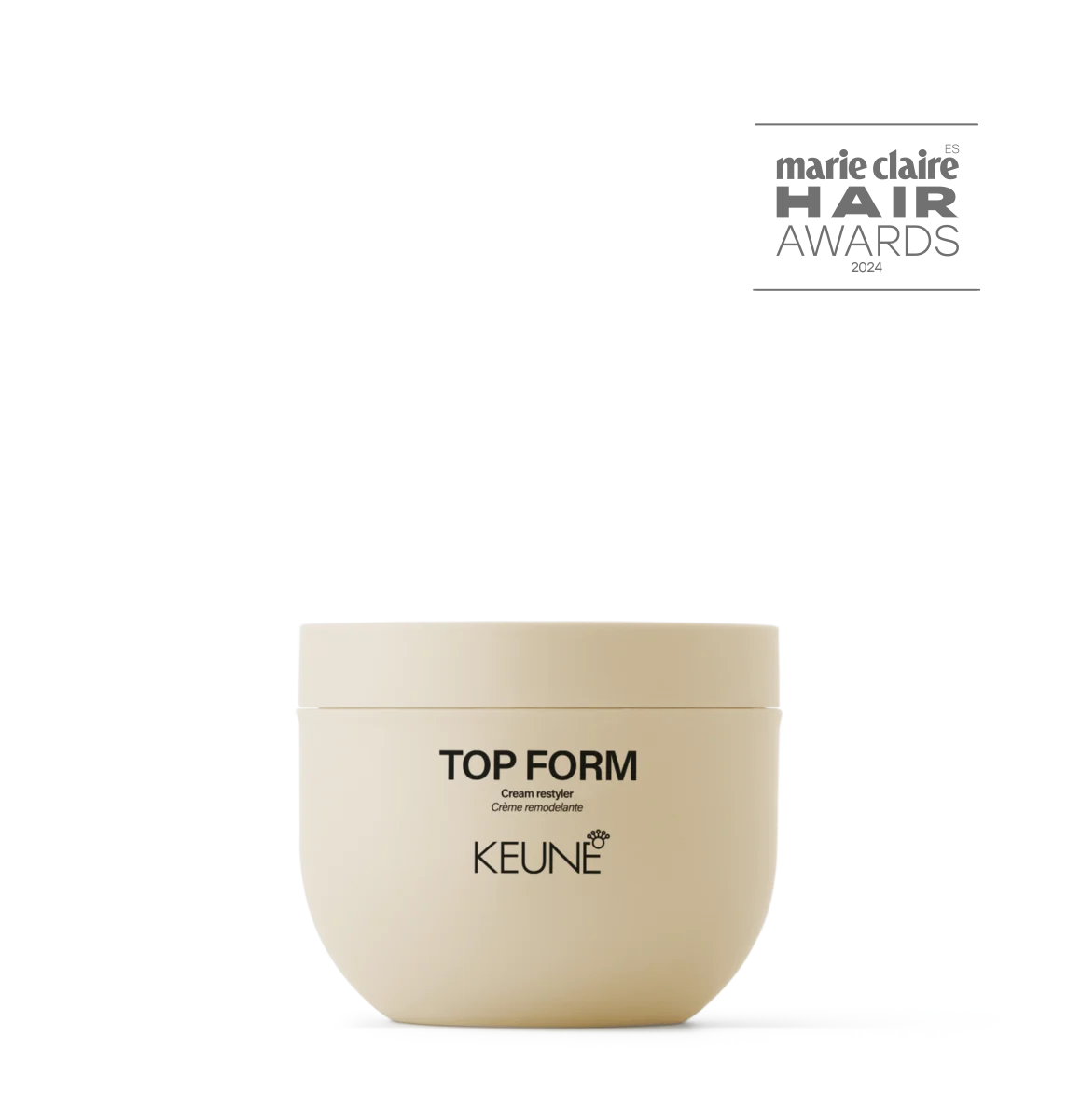 Top Form cera en crema Keune para brillo natural y textura flexible