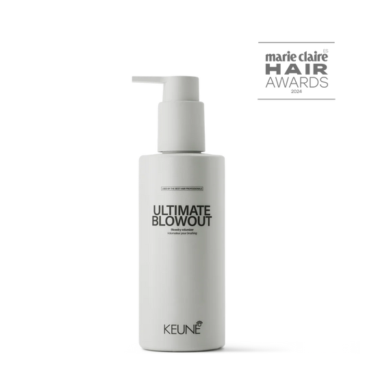 peinado profesional y con cuerpo tras usar Ultimate Blowout