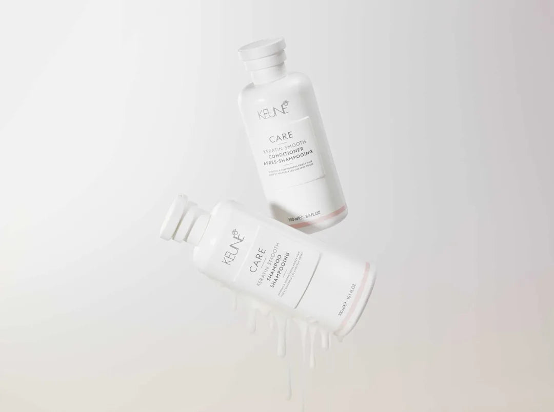 Cuidado intensivo para cabello encrespado con el acondicionador Keratin Smooth