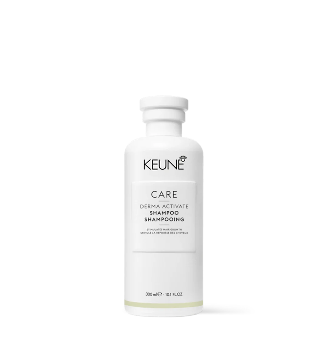 Champú Derma Activate para combatir la caída del cabello y fortalecer cada hebra.