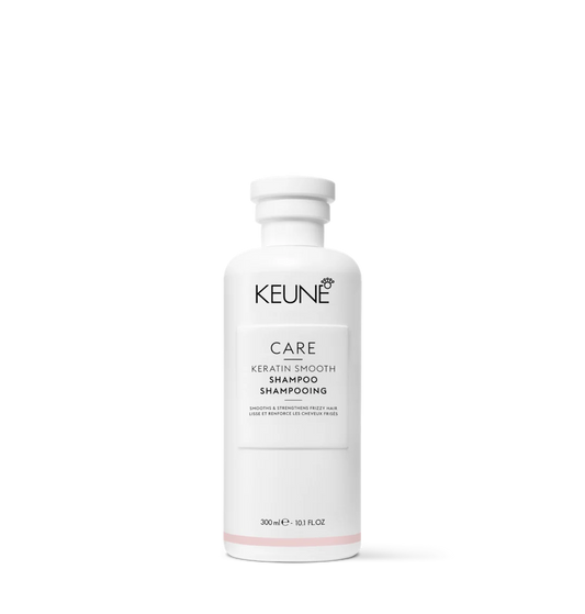 Champú enriquecido con queratina para cabello rebelde y encrespado, suavidad desde el primer uso.