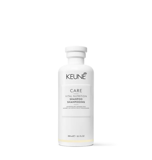 Champú nutritivo para cabello seco y dañado, restaura hidratación y suavidad.