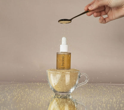 Elixir antioxidante con col azul marina para piel y cabello