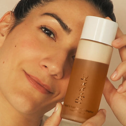 Equilibrio y protección con esencia facial bifásica