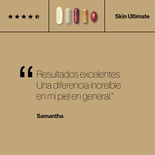 Skin Ultimate, complemento nutricional galardonado para mantener la piel, cabello y uñas saludables y radiantes
